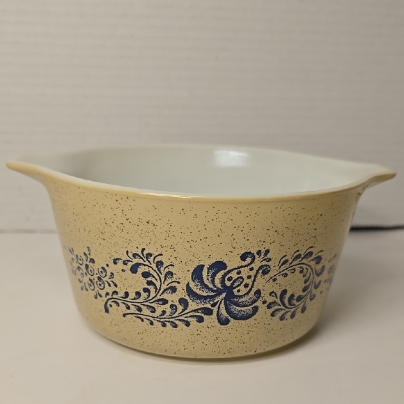 Vintage Pyrex Homestead 473-B 1L Handled Casserole Dish, 1970's - Picture 3 of 6